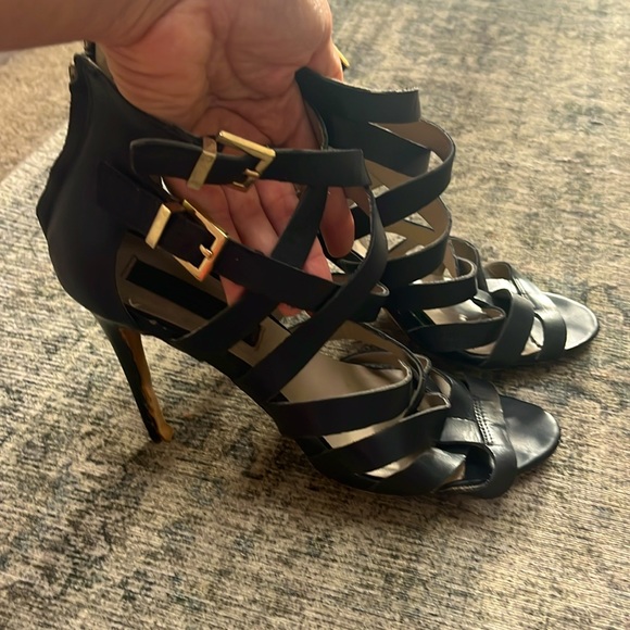 Steve Madden “Gorgeous, weave strap heel sandals sz 9 - Picture 5 of 11